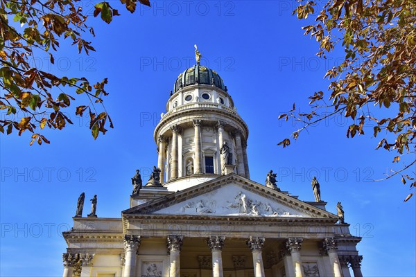 The French Cathedral on Gendarmenmarkt in Berlin's Mitte district, Berlin Germany