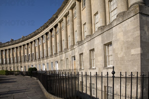 The Royal Crescent, Bath, England, United Kingdom, Europe