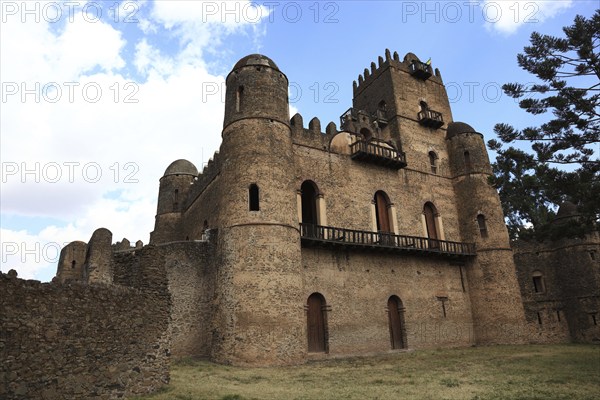 Amhara region, in the Gemp palace complex in Gondar, Gonder, imperial palace, UNESCO, world, heritage, cultural heritage, Ethiopia, Africa