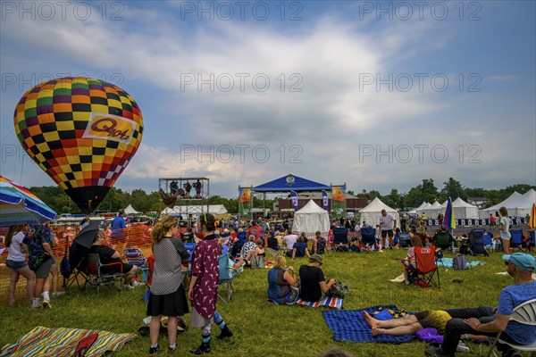 The New Jersey Lottery Festival of Ballooning, Solberg Airport, Whitehouse Station, NJ, USA, July 25, 2021, USA, North America