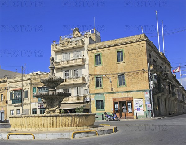 Saint Francis square in town of Victoria Rabat, island of Gozo, Malta, Europe