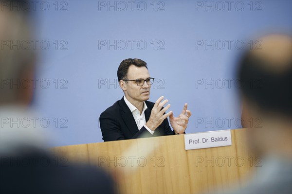 Stephan Baldus, Clinic Director at the Heart Centre of Cologne University Hospital, recorded during a press conference on the Healthy Heart Act at the Federal Press Conference in Berlin, 28.08.2024