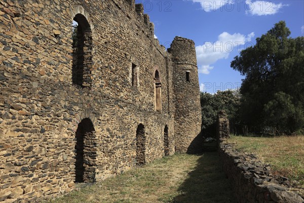 Amhara region, in the Gemp palace complex in Gondar, Gonder, UNESCO, world, heritage, cultural heritage, Ethiopia, Africa