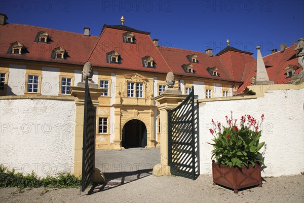 Oberschwappach Castle, Steigerwald, municipality of Knetzgau, district of Hassberge, Lower Franconia, Bavaria, Germany, Europe