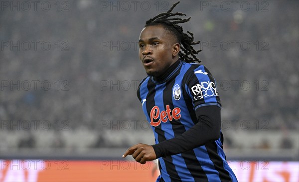 Goal celebration Ademola Lookman Atalanta BC Bergamo (11) Champions League, MHPArena, MHP Arena Stuttgart, Baden-Württemberg, Germany, Europe