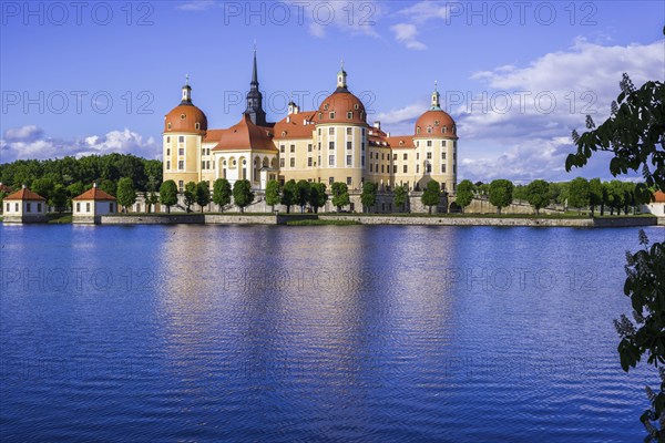 Moritzburg Castle, municipality of Moritzburg near Dresden, Saxony, Germany, Europe