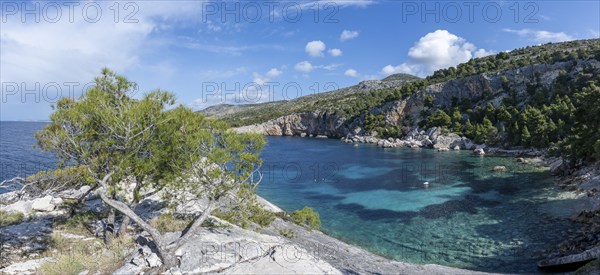 Coast of the island of Hvar, Dalmatia, Croatia, Europe