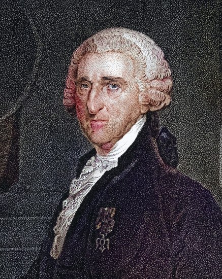 Thomas McKean, 1734 to 1817, American statesman and founding father A signer of the Declaration of Independence Nineteenth-century engraving, originally published by SC Atkinson, Historical, digitally restored reproduction from a nineteenth-century original, Record date not stated