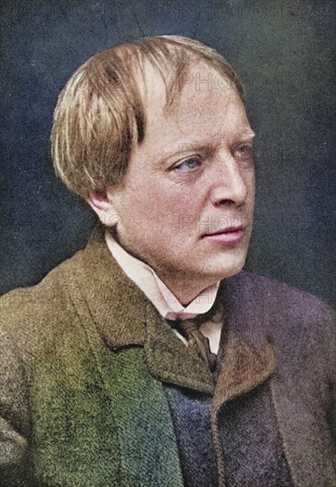 Arthur Machen, 1863-1947, Welsh author, writer, From the book The Masterpiece Library of Short Stories, The War, Historic, digitally restored reproduction from a 19th century original, Record date not stated