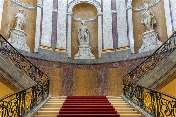 Bode Museum, staircase to the exhibition rooms, Berlin, Germany, Europe