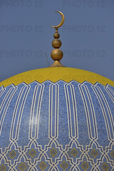 Dome of the Great Mosque of Taqah, Dhofar Region, Orient, Oman, Asia