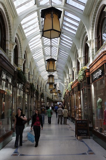 Royal Arcade, Norwich, England. George Skipper's Royal Arcade, a shopping centre in the Art Nouveau style opened in 1899