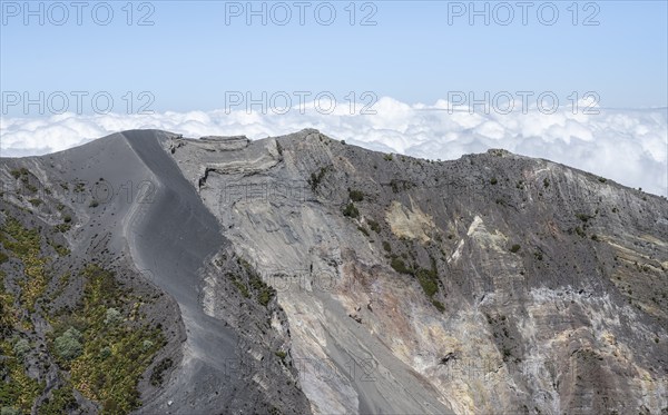 Irazu Volcano, Irazu Volcano National Park, Parque Nacional Volcan Irazu, Cartago Province, Costa Rica, Central America