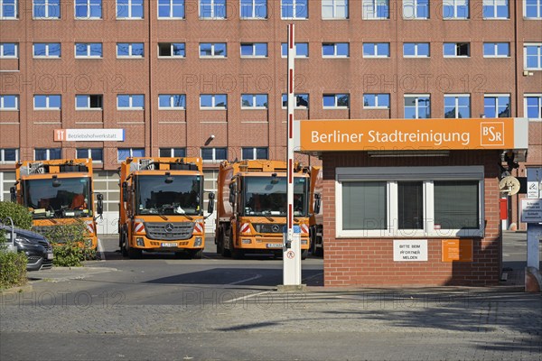 BSR depot, Forckenbeckstraße, Wilmersdorf, Berlin, Germany, Europe