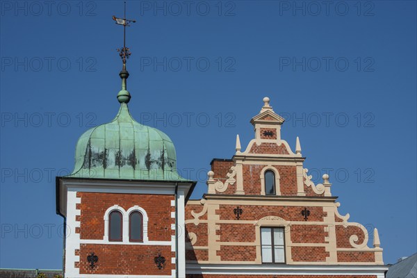 House built as a Dutch Renaissance house in Ystad, Skåne County, Sweden, Scandinavia, Europe