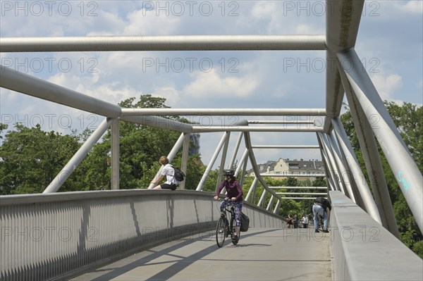 Bridge, Alfred-Lion-Steg, Tempelhof-Schöneberg, Berlin, Germany, Europe