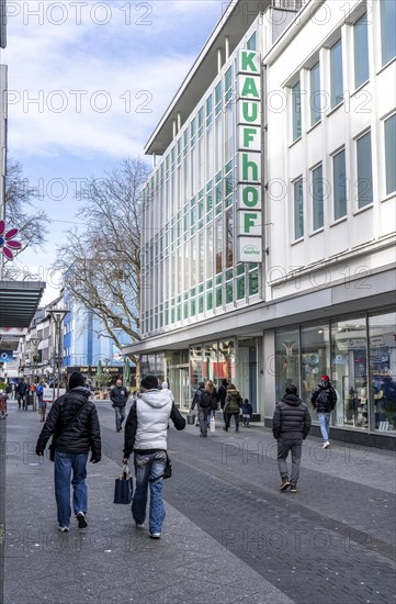 Galeria Kaufhof department stores' in the city centre of Krefeld, on Hochstraße, is affected by the department stores' group's closure plans and is due to close at the end of January 2024, North Rhine-Westphalia, Germany, Europe