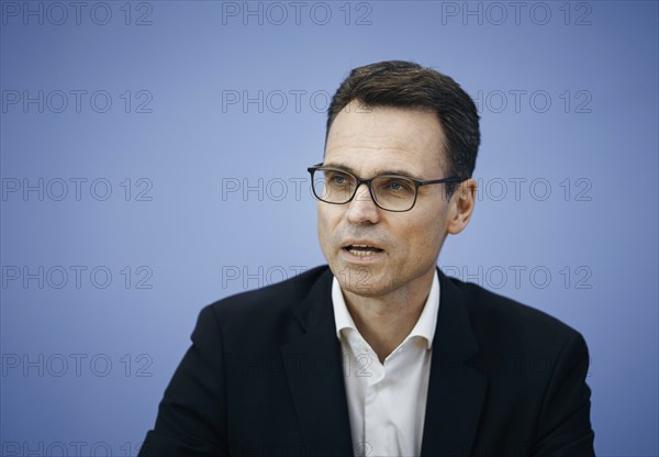 Stephan Baldus, Clinic Director at the Heart Centre of Cologne University Hospital, recorded during a press conference on the Healthy Heart Act at the Federal Press Conference in Berlin, 28.08.2024