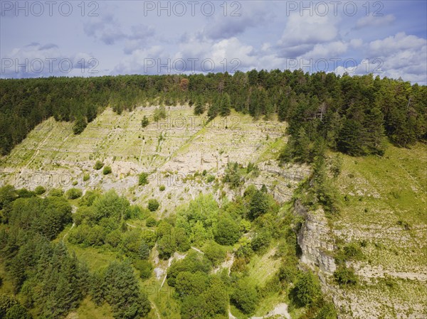 The Ohrdruf satellite camp was established in November 1944. On Hitler's orders, a new Führer headquarters was to be built in the Jonastal, Arnstadt, Thuringia, Germany, Europe