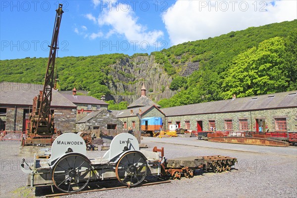 National slate museum, Llanberis, Gwynedd, Snowdonia, north Wales, UK