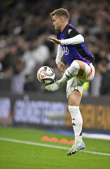 Warm-up, training, Maximilian Mittelstädt GER (18) Action on the ball UEFA Nations League international match Germany v Netherlands, Allianz Arena, Munich, Bavaria, Germany, Europe