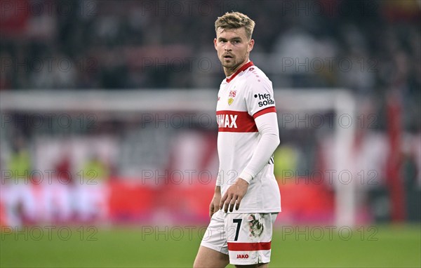 Maximilian Mittelstädt VfB Stuttgart (07) Allianz Arena, Munich, Bavaria, Germany, Europe