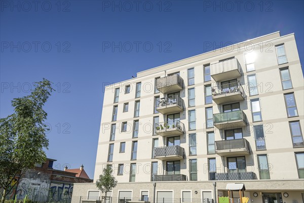 New buildings, Lauterplatz, Friedenauer Höhe development area, Friedenau, Schöneberg, Berlin, Germany, Europe