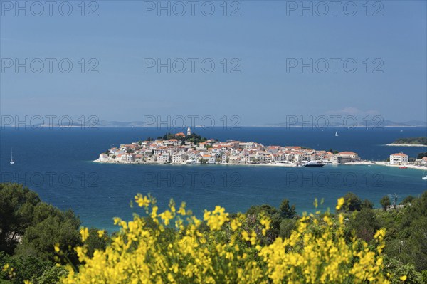 Primosten is a town in Croatia and is located in central Dalmatia between Split and Sibenik on the Adriatic coast, Croatia, Europe