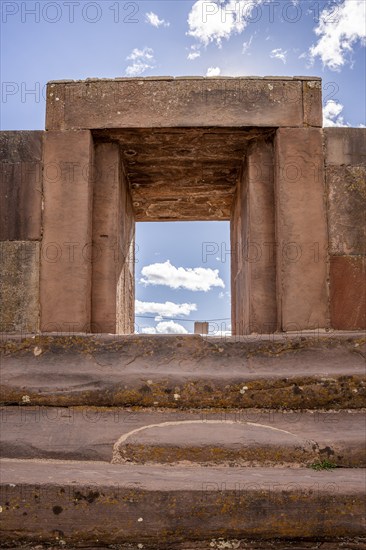 Kalasasayao Temple Temple of the Standing Stones, Tiwanaku, Bolivia, South America