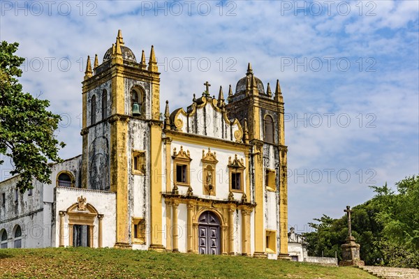 Famous historic baroque church in the city of Olinda in Pernambuco, Olinda, Pernambuco, Brazil, South America