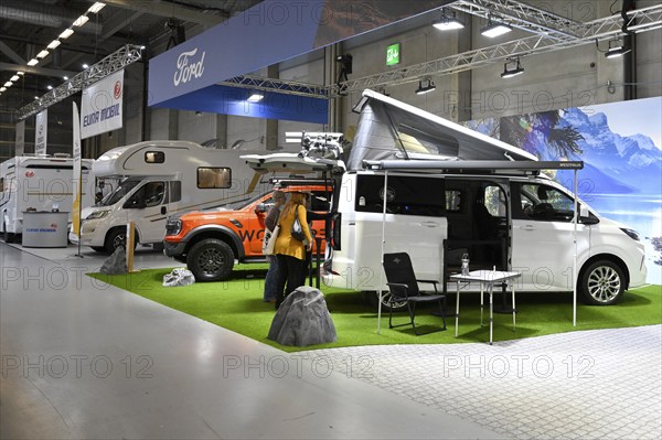 Campervan exhibition stand