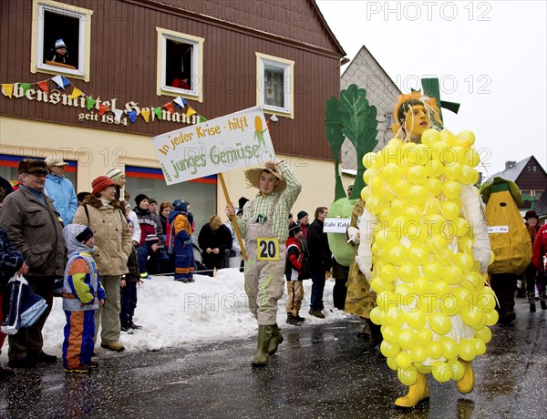 The ski and ice carnival in Geising is one of the highlights of the winter season in the Ore Mountains