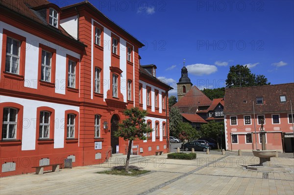 Margraviate-style hunting lodge, Bad Rodach, Coburg district, Upper Franconia, Bavaria, Germany, Europe