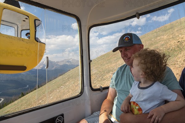 Monarch, Colorado, The Monarch Crest Scenic Tramway takes tourists to the 12, 000-foot top of Monarch Ridge at the continental divide