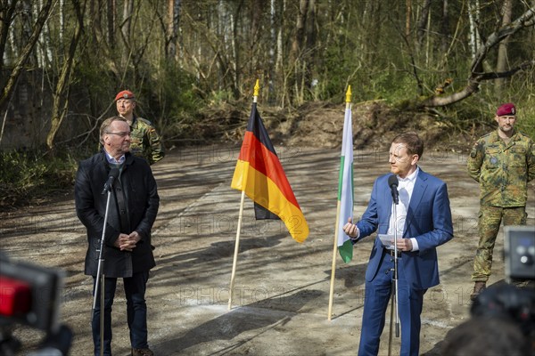 New Bundeswehr base Bernsdorf, Bernsdorf, Saxony, Germany, Europe