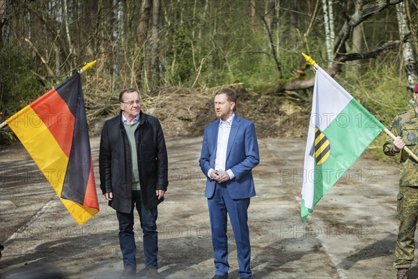 New Bundeswehr base Bernsdorf, Bernsdorf, Saxony, Germany, Europe