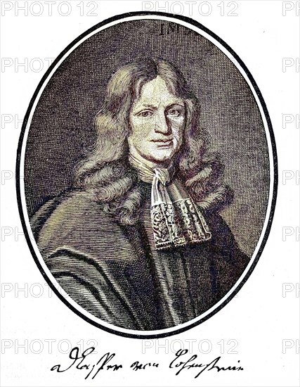 Daniel Casper, Daniel Caspar, from 1670 Casper von Lohenstein, 25 January 1635, 28 April 1683, was a German lawyer, diplomat, translator, poet of the Silesian Baroque, digital reproduction of an original from the 19th century, original date unknown