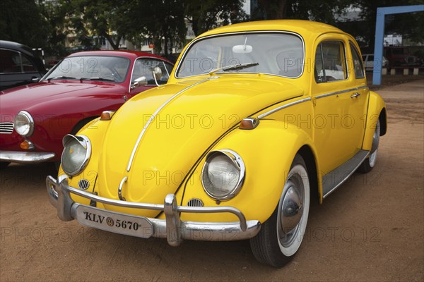 CHENNAI, INDIA, JULY 24: Volkswagen Type 1 (Volkswagen Beetle) (Volkswagen Bug) (retro vintage car) on Heritage Car Rally 2011 of Madras Heritage Motoring Club at Egmore on July 24, 2011 in Chennai, India, Asia