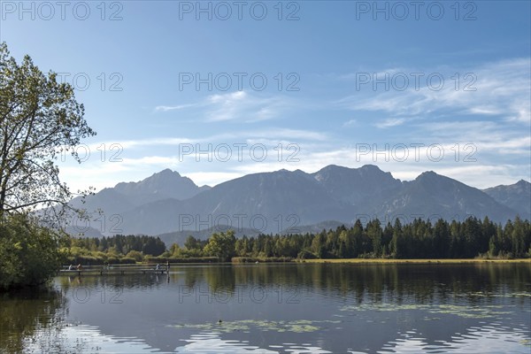 Hopfensee, Hopfen am See, near Füssen, Allgäu Alps, East Allgäu, Allgäu, Bavaria, Germany, Europe