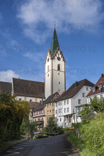 Old Town and Church of the Assumption of the Virgin Mary, Engen, Constance County, Baden-Württemberg, Germany, Europe