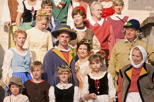 Historic bridal train in Meissen