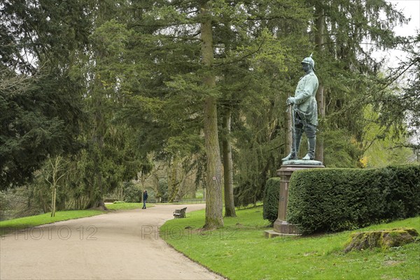 Monument to Otto von Bismarck, Nero Valley, Wiesbaden, Hesse, Germany, Europe