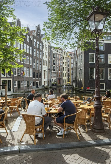 Outdoor café, De Wallen district, Amsterdam, Netherlands