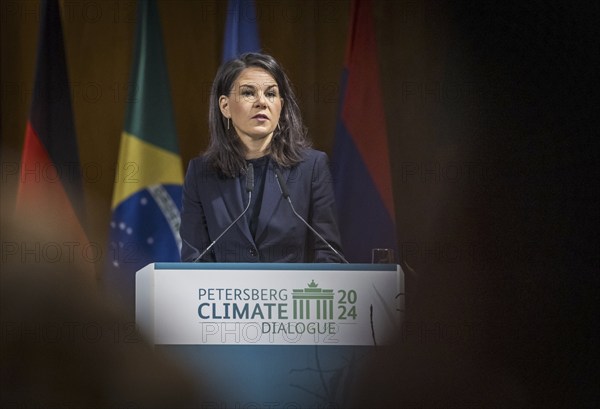 15th Petersberg Climate Dialogue at the Federal Foreign Office. Opening with Annalena Bärbock (Alliance 90/The Greens), Federal Foreign Minister. 'Photographed on behalf of the Federal Foreign Office'