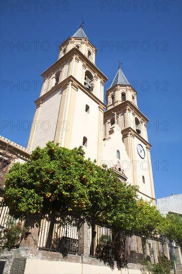 Baroque church of Nuestra Senora de la Expectation, Orgiva, Las Alpujarras, Granada province, Spain, Europe