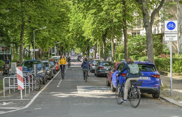 Fahrradstraße, Handjerystraße, Friedenau, Schöneberg, Tempelhof-Schöneberg, Berlin, Germany, Europe