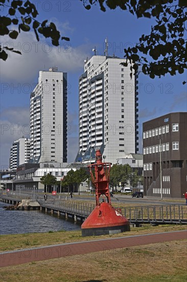 Europe, Germany, Bremen, Bremerhaven, Columbus Shopping Centre, foreground outdoor area, Maritime Museum, Europe