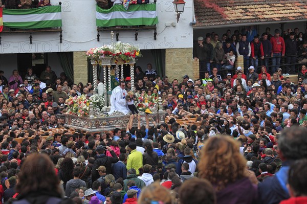 Black Madonna, Marian pilgrimage, pilgrimage, Santuario Virgen de la Cabeza, Andujar, Province of Jaon, Andalusia, Spain, Europe