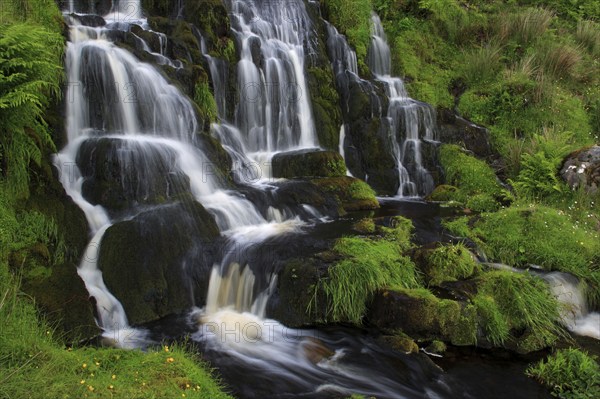 Bride's veil waterfall, Scotland, Great Britain