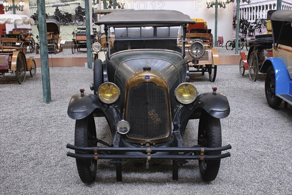 A vintage Mors Type SSS Torpedo built in 1923, Schlumpf collection, Musée National, National Automobile Museum, Mulhouse, Alsace, France, Europe